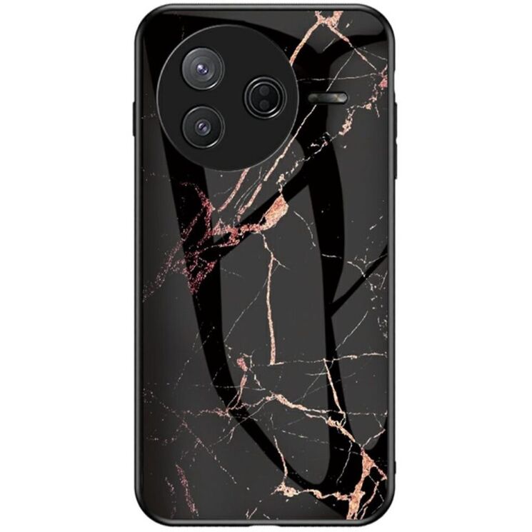 Защитный чехол Deexe Gradient Pattern для Xiaomi Poco F7 Pro - Black / Gold: фото 1 из 8
