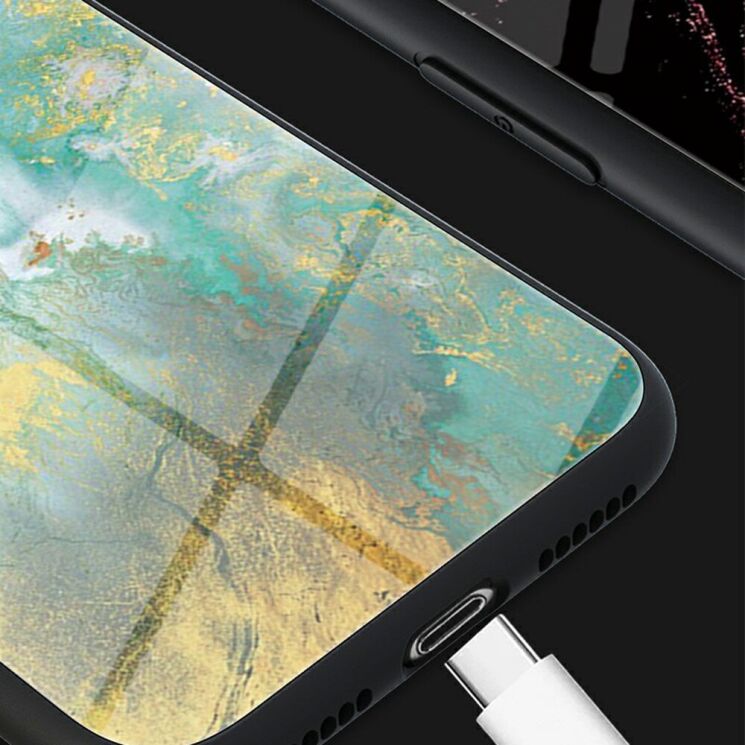 Захисний чохол Deexe Gradient Pattern для Xiaomi Poco F7 Pro - Black: фото 7 з 8