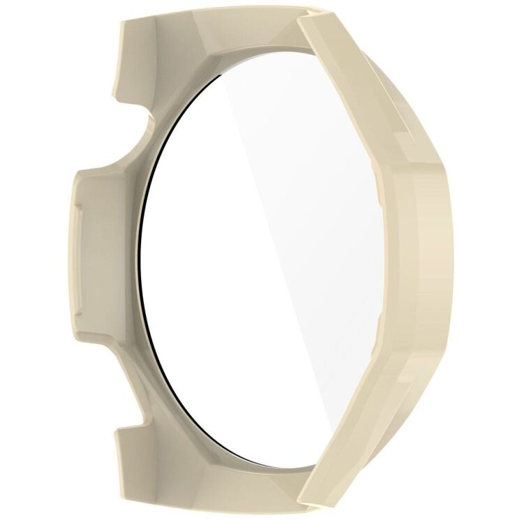 Захисний чохол Deexe Hard Frame для Huawei Watch GT 5 Pro (46mm) - Ivory White: фото 3 з 7