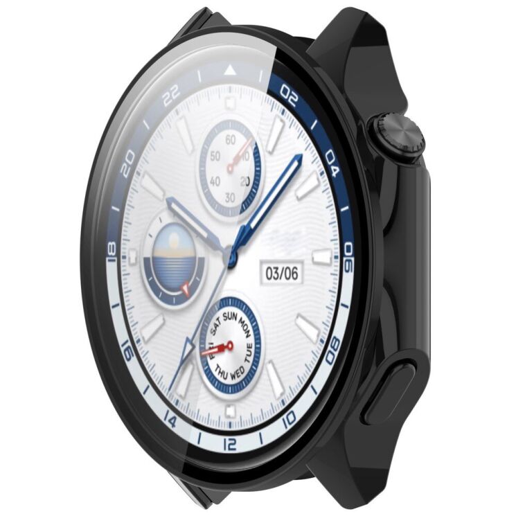 Захисний чохол Deexe Hard Frame для OPPO Watch X / OnePlus Watch 2 - Black: фото 2 з 7