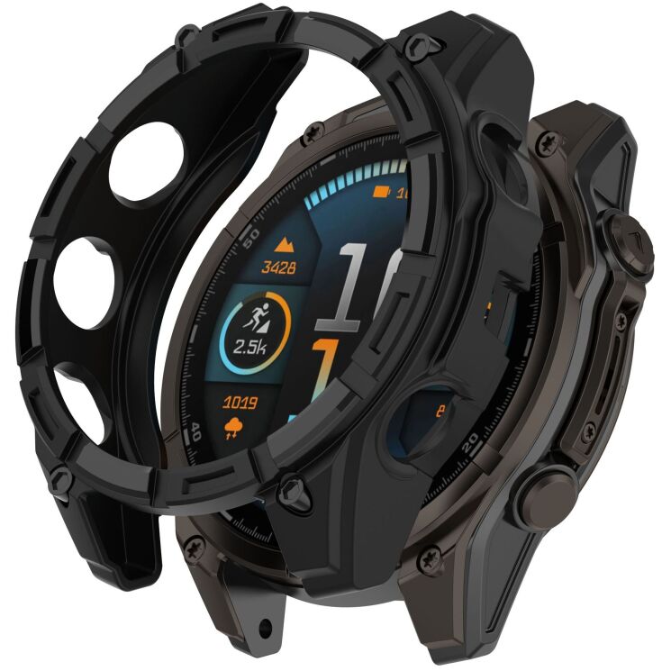Защитный чехол Deexe Hollow Cover для Garmin Tactix 8 (47mm) - Black (400400B) Защитный чехол Deexe Hollow Cover для Garmin Tactix 8 (47mm) - Black: фото 1 из 7