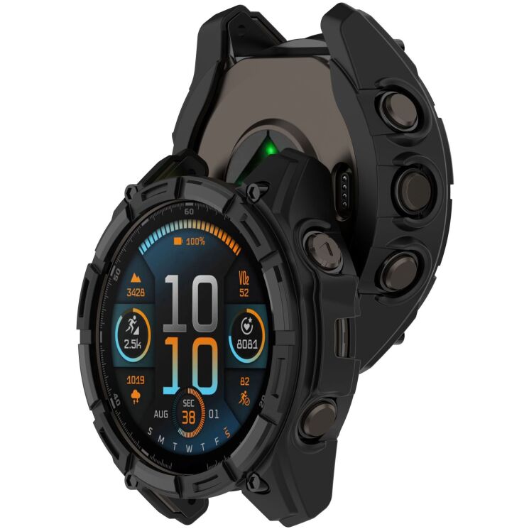 Защитный чехол Deexe Hollow Cover для Garmin Tactix 8 (47mm) - Black (400400B) Защитный чехол Deexe Hollow Cover для Garmin Tactix 8 (47mm) - Black: фото 6 из 7