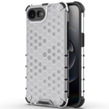 Защитный чехол Deexe Honeycomb Series для Apple iPhone 16e - Grey: фото 1 из 9