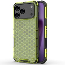Захисний чохол Deexe Honeycomb Series для Apple iPhone 17 Pro Max - Green: фото 1 з 6