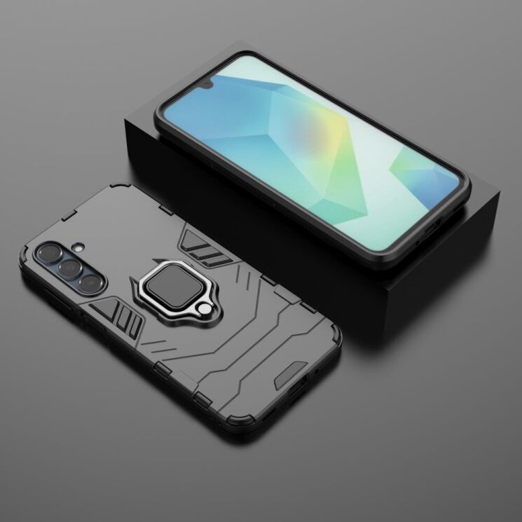 Защитный чехол Deexe Hybrid Case для Samsung Galaxy A16 (A165) - Black: фото 4 из 6