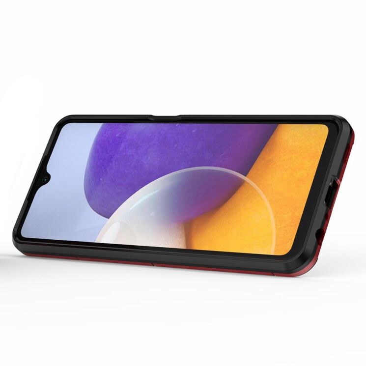 Захисний чохол Deexe Hybrid Case для Samsung Galaxy M32 (M325) - Red: фото 4 з 8