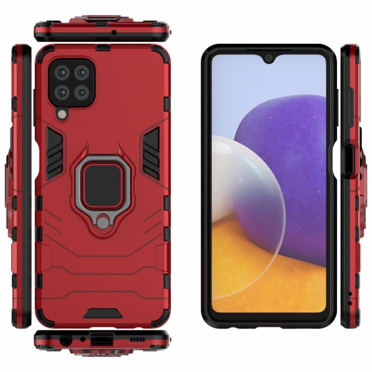 Захисний чохол Deexe Hybrid Case для Samsung Galaxy M32 (M325) - Red: фото 5 з 8