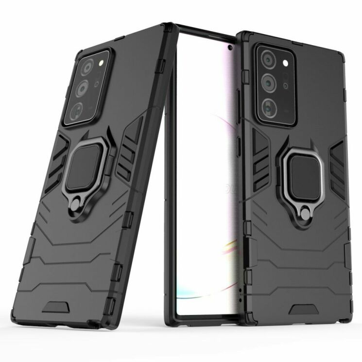 Защитный чехол Deexe Hybrid Case для Samsung Galaxy Note 20 Ultra (N985) - Black: фото 1 из 11