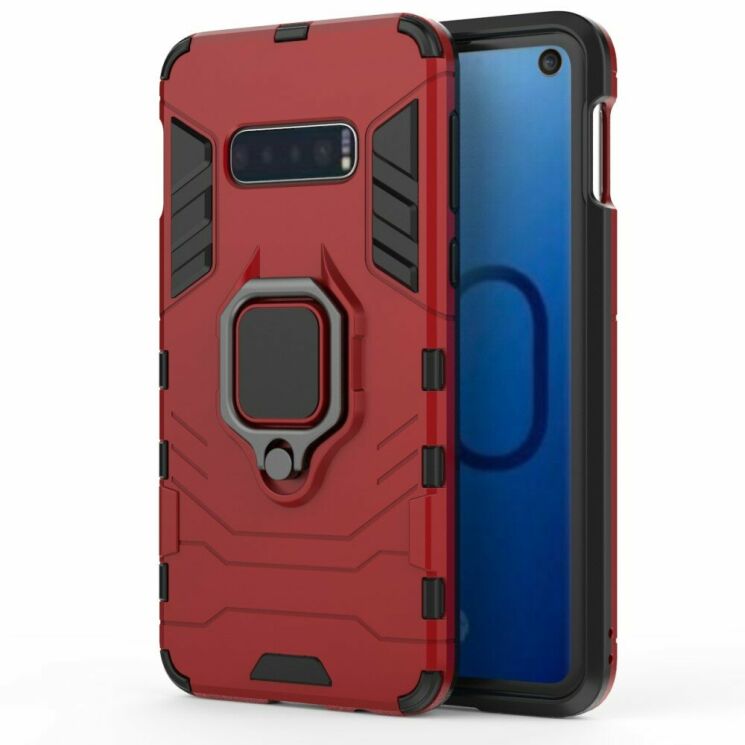 Захисний чохол Deexe Hybrid Case для Samsung Galaxy S10 Lite (G770) - Red: фото 2 з 6