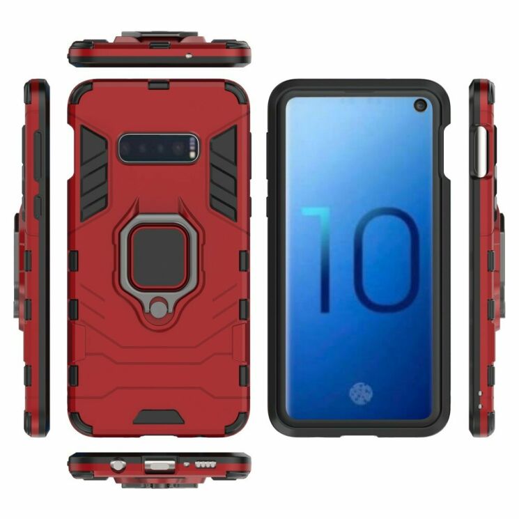 Захисний чохол Deexe Hybrid Case для Samsung Galaxy S10 Lite (G770) - Red: фото 4 з 6