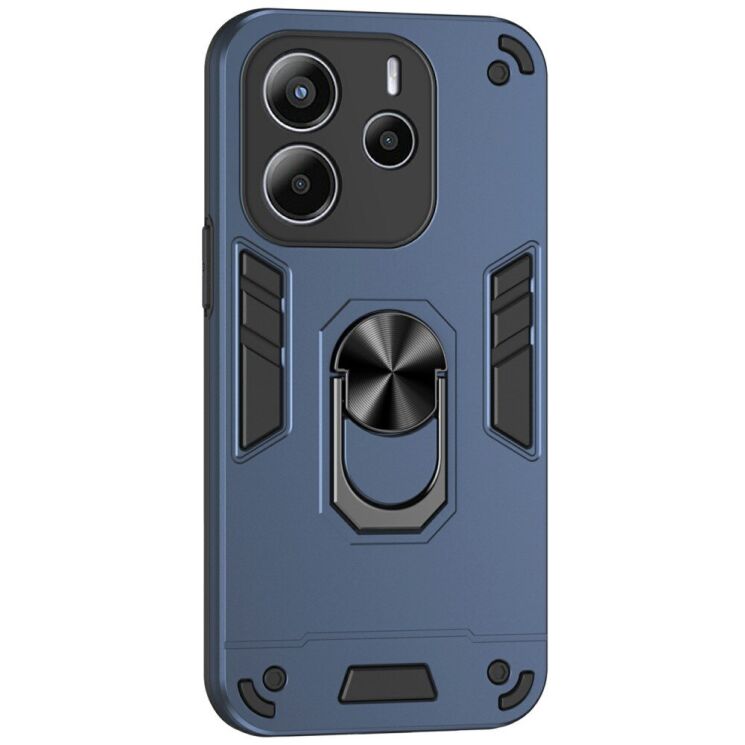 Защитный чехол Deexe Hybrid Shell для Xiaomi Redmi Note 14 4G - Blue: фото 1 из 7