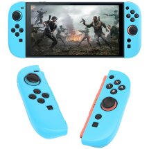 Захисний чохол Deexe Joy-Con Cover для контролерів Nintendo Switch 2 - Blue: фото 1 з 7