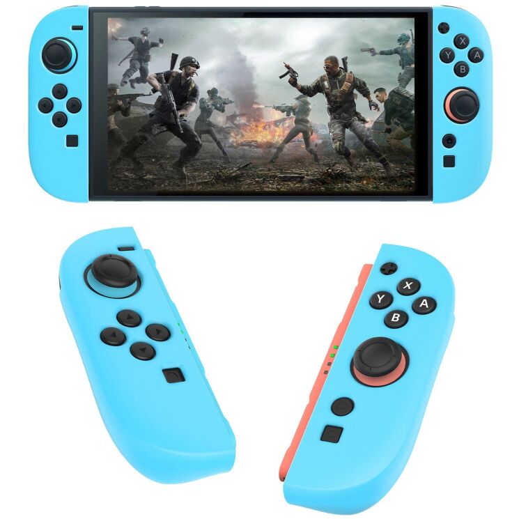 Захисний чохол Deexe Joy-Con Cover для контролерів Nintendo Switch 2 - Blue: фото 1 з 7