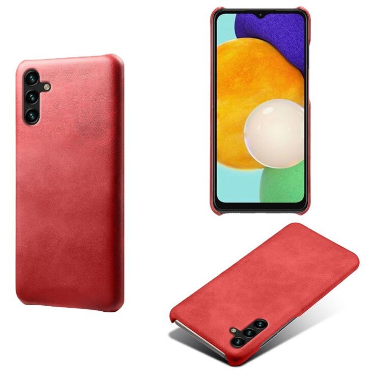 Защитный чехол Deexe Leather Back Cover для Samsung Galaxy A54 (A546) - Red: фото 2 из 4