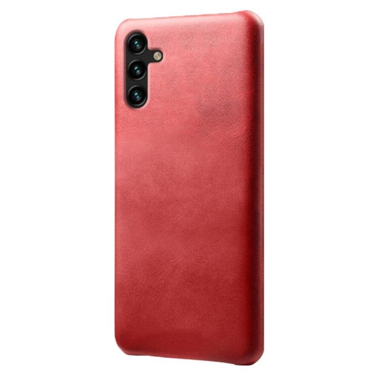 Защитный чехол Deexe Leather Back Cover для Samsung Galaxy A54 (A546) - Red: фото 1 из 4