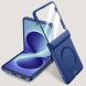 Захисний чохол Deexe Mag Cover для Samsung Galaxy Flip 8 - Blue (423520L). Фото 1 з 9