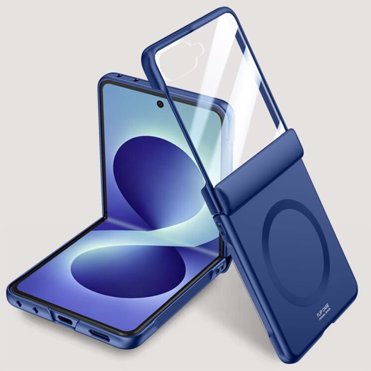Захисний чохол Deexe Mag Cover для Samsung Galaxy Flip 8 - Blue: фото 1 з 9