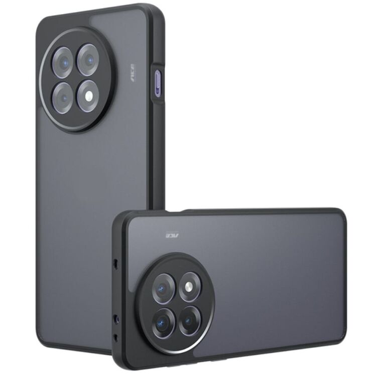 Захисний чохол Deexe Matte Skin для OnePlus 13R / Ace 5 / Ace 5 Pro - Black: фото 1 з 12