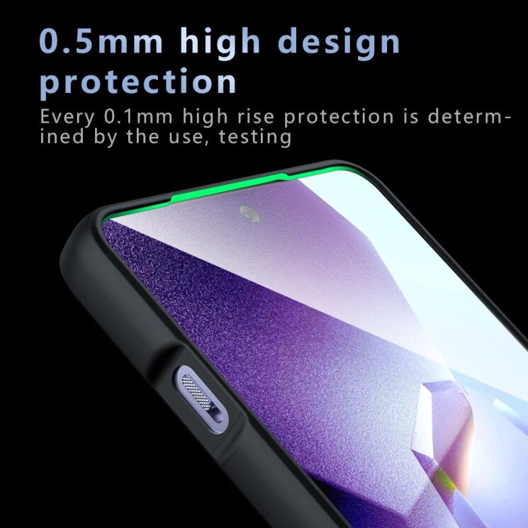 Захисний чохол Deexe Matte Skin для OnePlus 13R / Ace 5 / Ace 5 Pro - Black: фото 6 з 12