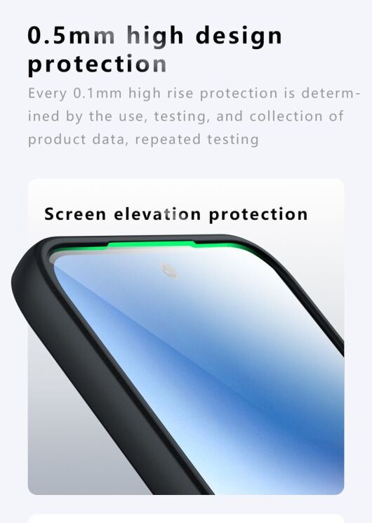 Защитный чехол Deexe Matte Skin with MagSafe для Xiaomi Poco F7 - Black: фото 13 из 21