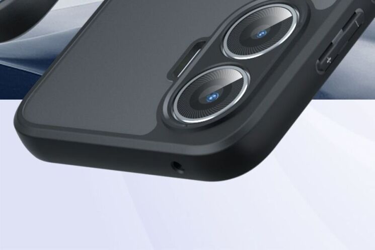 Защитный чехол Deexe Matte Skin with MagSafe для Xiaomi Poco F7 - Black: фото 19 из 21