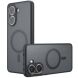 Захисний чохол Deexe Matte Skin with MagSafe для Xiaomi Poco X7 Pro - Transparent / Black (371745H). Фото 1 з 14