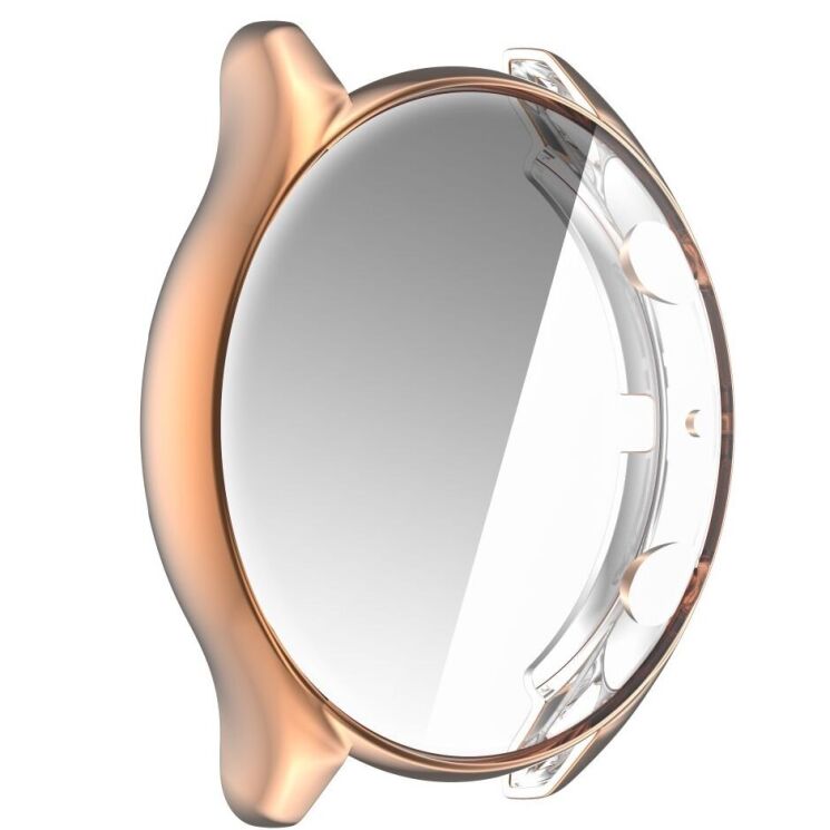 Защитный чехол Deexe Protective Frame для Amazfit GTR 3 / GTR 3 Pro - Rose Gold: фото 6 из 7