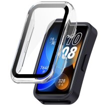 Защитный чехол Deexe Protective Frame для Huawei Band 8 / 9 - Transparent White: фото 1 из 8