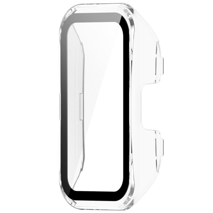 Захисний чохол Deexe Protective Frame для Huawei Band 8 / 9 - Transparent White: фото 2 з 8