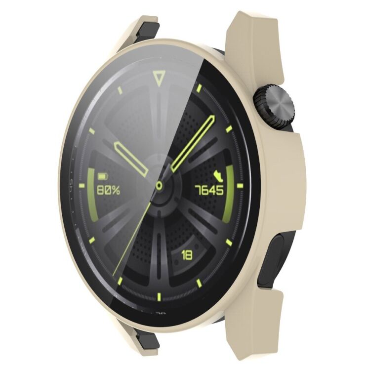 Защитный чехол Deexe Protective Frame для Huawei Watch GT 3 (46mm) - Ivory: фото 2 из 8