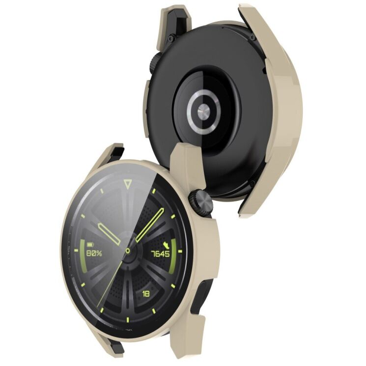 Защитный чехол Deexe Protective Frame для Huawei Watch GT 3 (46mm) - Ivory: фото 3 из 8