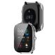 Защитный чехол Deexe Protective Frame для Xiaomi Amazfit GTS 4 mini - Transparent (308700T). Фото 5 из 9