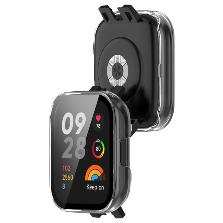 Захисний чохол Deexe Protective Frame для Xiaomi Redmi Watch 3 - Transparent: фото 7 з 8