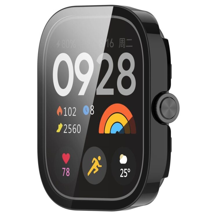 Защитный чехол Deexe Protective Frame для Xiaomi Redmi Watch 4 - Black: фото 5 из 8