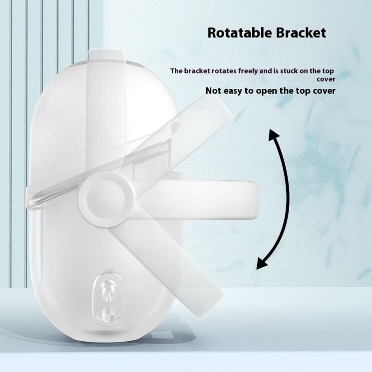 Защитный чехол Deexe Revert Stand для Samsung Galaxy Buds 3 / Buds 3 Pro - White: фото 4 из 9