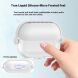 Защитный чехол Deexe Revert Stand для Samsung Galaxy Buds 3 / Buds 3 Pro - White (360915W). Фото 6 из 9