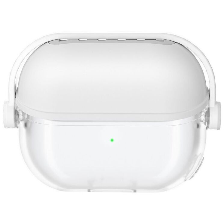 Защитный чехол Deexe Revert Stand для Samsung Galaxy Buds 3 / Buds 3 Pro - White: фото 1 из 9