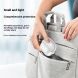 Защитный чехол Deexe Revert Stand для Samsung Galaxy Buds 3 / Buds 3 Pro - White (360915W). Фото 7 из 9