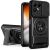 Защитный чехол Deexe Ring Shield для TECNO Pova 8 - Black: фото 1 из 12