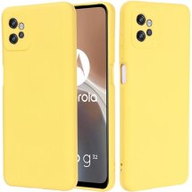 Захисний чохол Deexe Silicone Case для Motorola Moto G32 - Yellow: фото 1 з 7