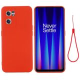 Силиконовый (TPU) чехол Deexe Silicone Case для OnePlus Nord CE 2 - Red: фото 1 из 7