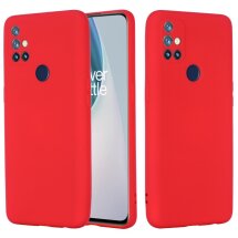 Захисний чохол Deexe Silicone Case для OnePlus Nord N10 - Red: фото 1 з 6