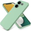 Защитный чехол Deexe Silicone Case для TECNO Camon 20 (CK6) - Green (329802G)