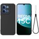 Захисний чохол Deexe Silicone Case для Xiaomi Redmi 15C - Black (386118B). Фото 1 з 9