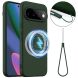 Захисний чохол Deexe Silicone Case with MagSafe для Google Pixel 11 Pro - Dark Green (425505DG). Фото 1 з 9