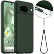 Защитный чехол Deexe Silicone Case with MagSafe для Google Pixel 8 - Dark Green (325776DG)