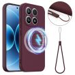 Защитный чехол Deexe Silicone Case with MagSafe для Xiaomi 17 - Wine Red (390642WR)