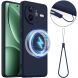 Защитный чехол Deexe Silicone Case with MagSafe для Xiaomi Poco F7 Ultra - Dark Blue (378737DB). Фото 1 из 8