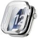 Защитный чехол Deexe Silicone Frame для Apple Watch 12 42mm - Silver (433501S). Фото 1 из 7