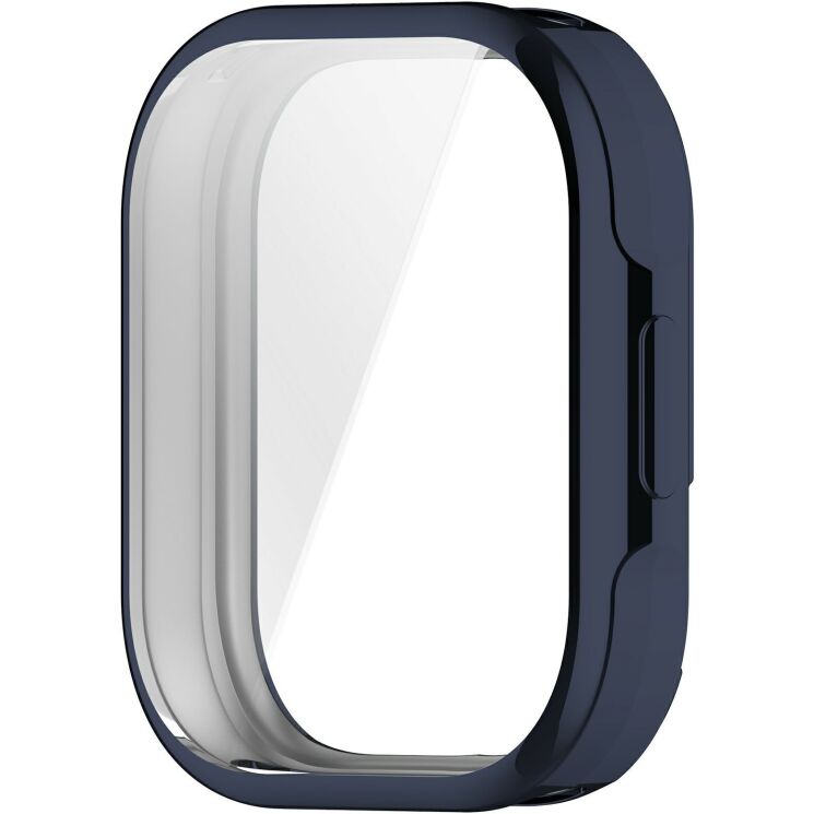 Захисний чохол Deexe Silicone Frame для Xiaomi Redmi Watch 6 Lite - Midnight Blue: фото 4 з 6